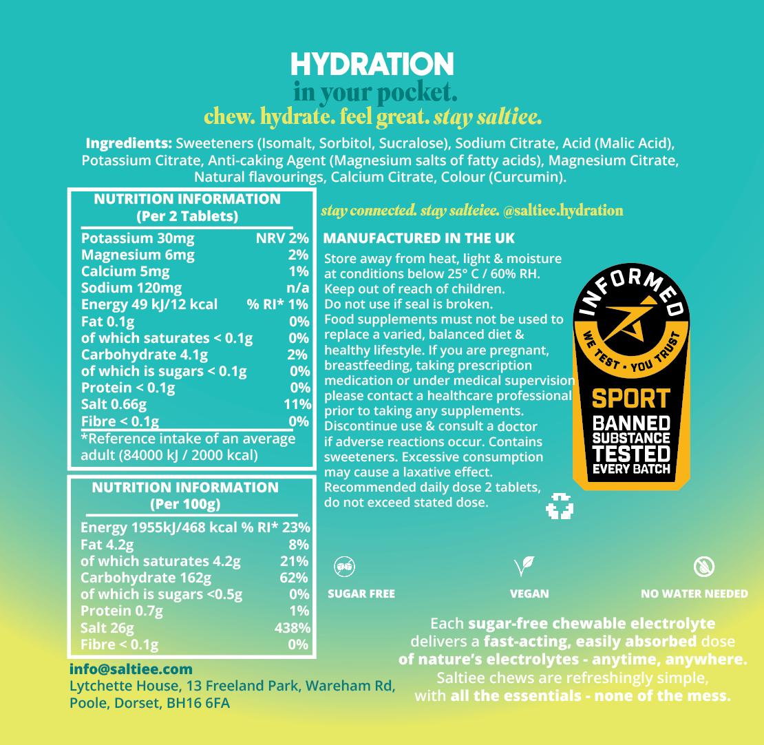 Citrus Salts - Sugar Free Electrolyte Chew